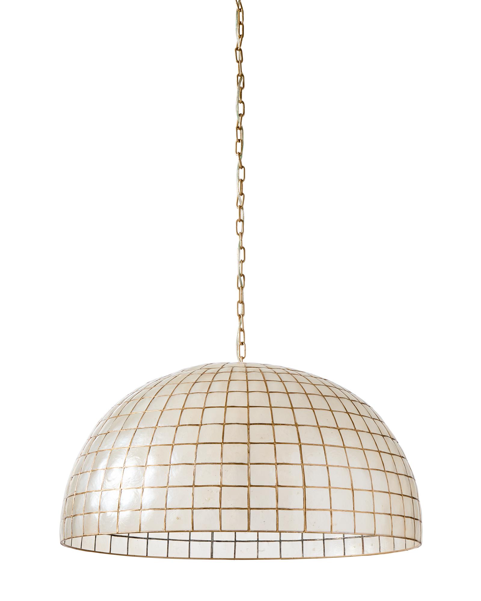 Serena & Lily Capiz Tiled Pendant - Thumbnail 3