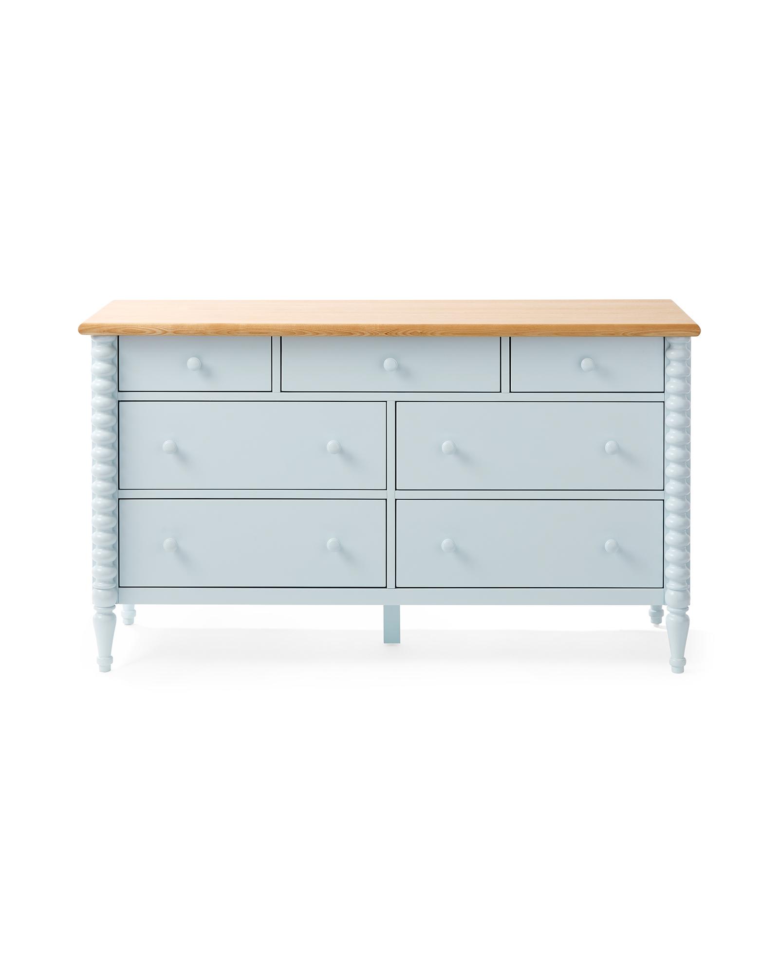 blue kids dresser Parke 36" Navy Blue Wood 4-Drawer Kids Dresser