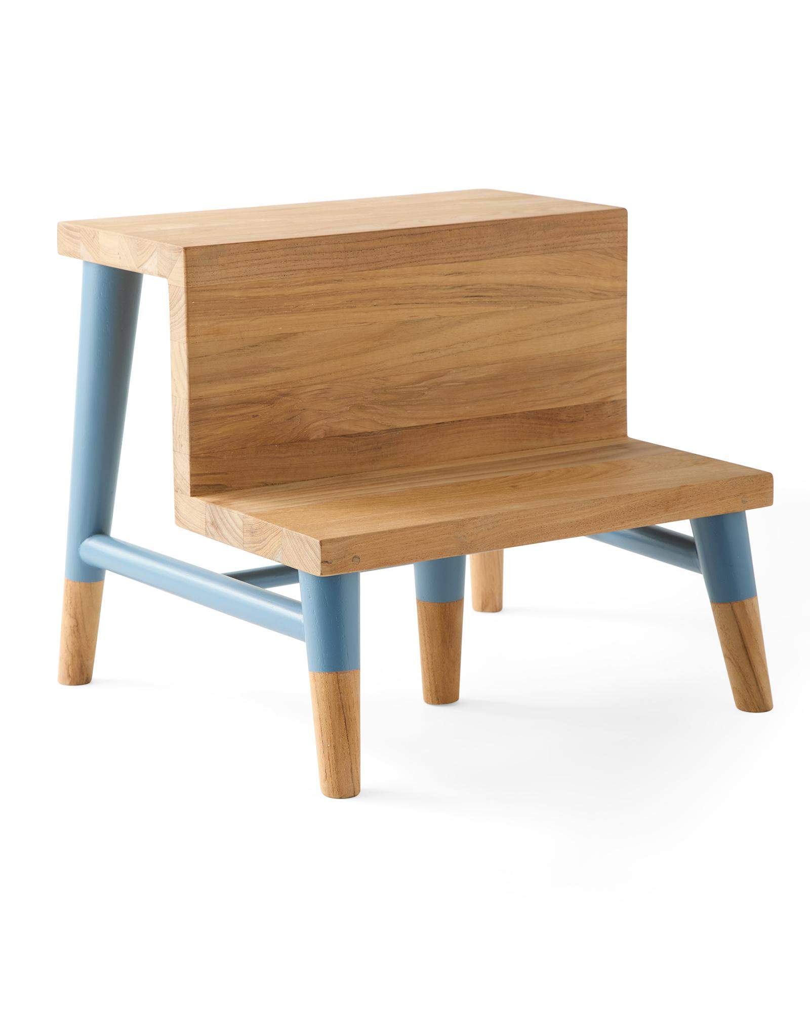 Serena & Lily Teak Step Stool