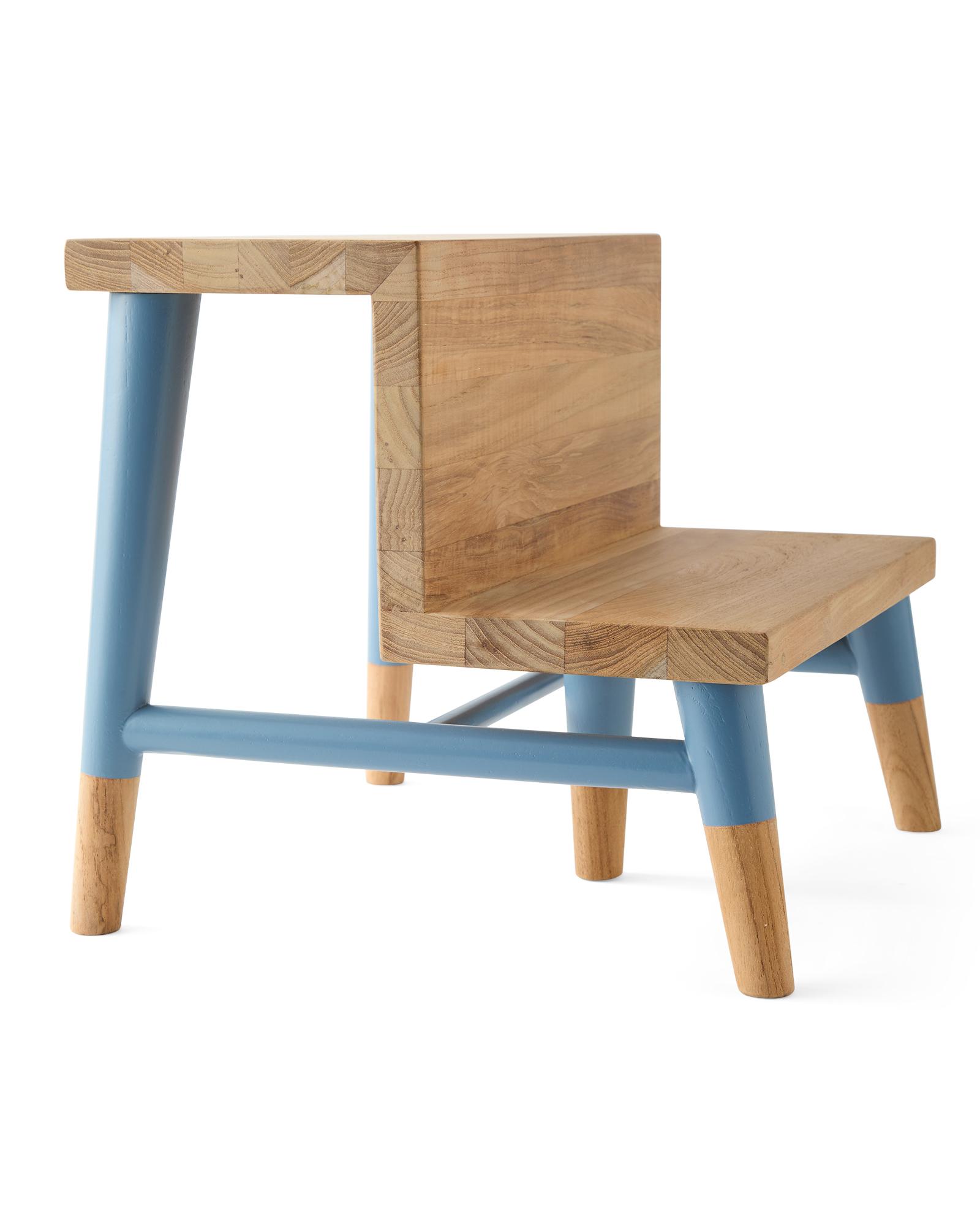 Serena & Lily Teak Step Stool - Thumbnail 5