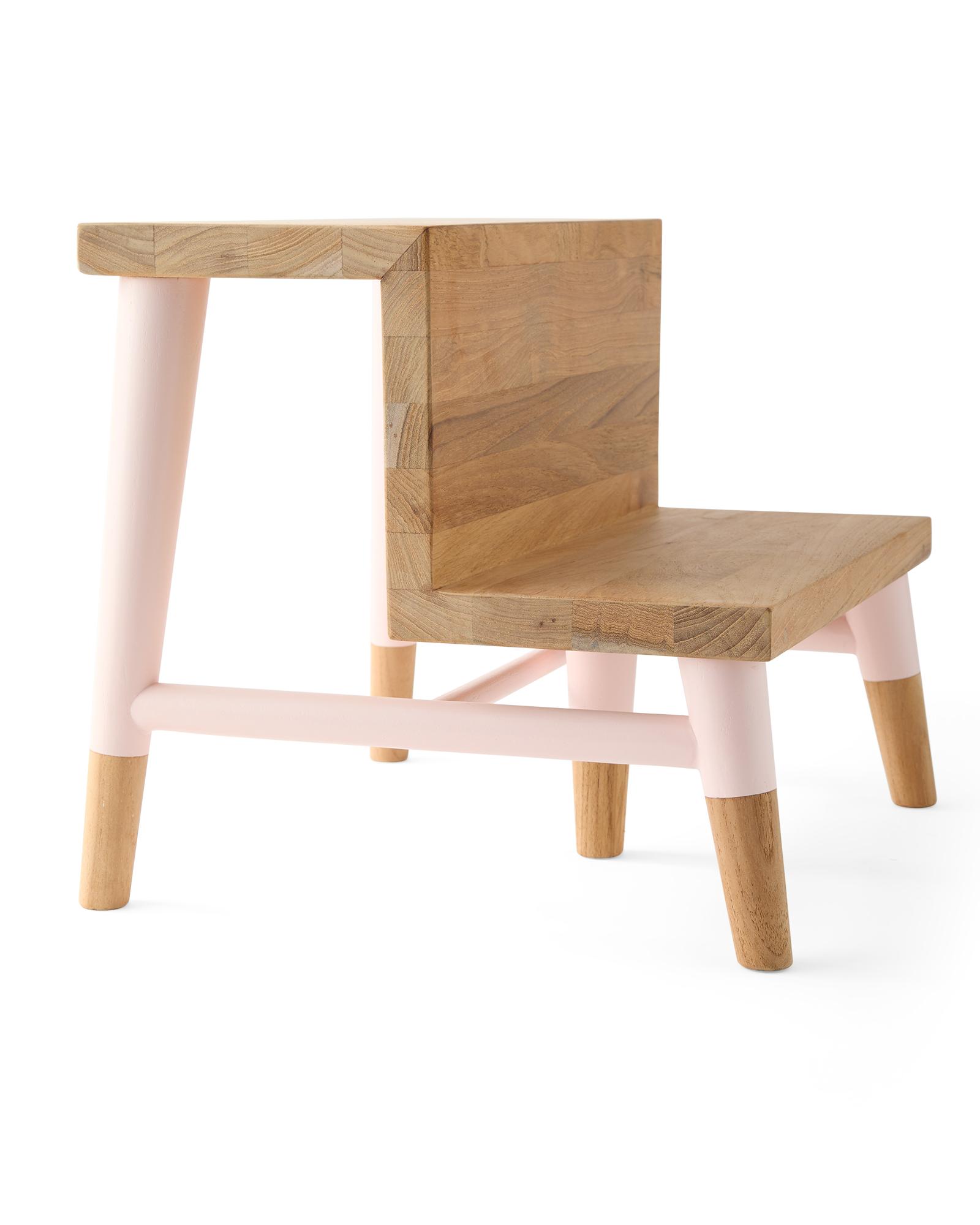 Serena & Lily Teak Step Stool - Thumbnail 4