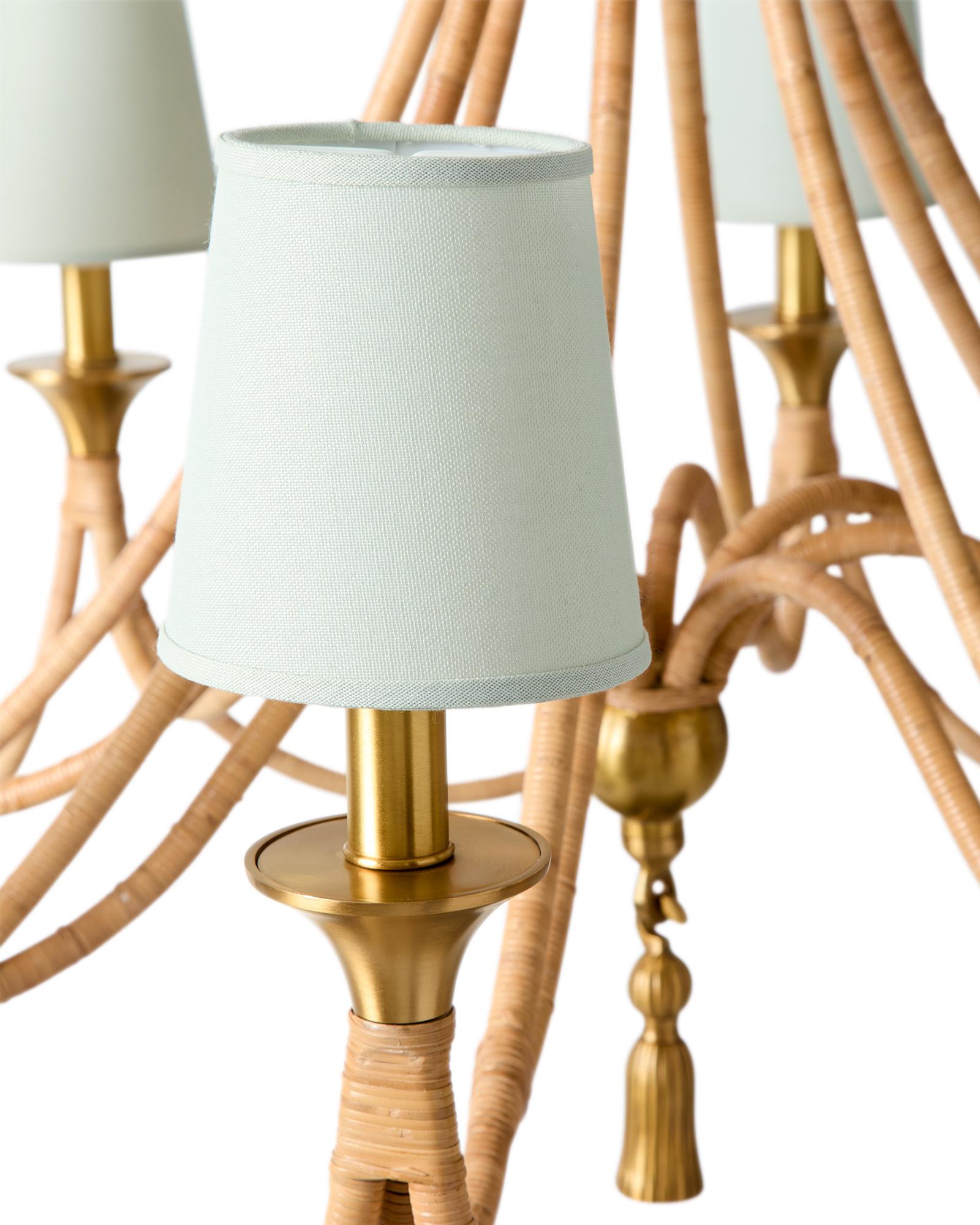 Serena & Lily Carneros Rattan Chandelier - Thumbnail 3