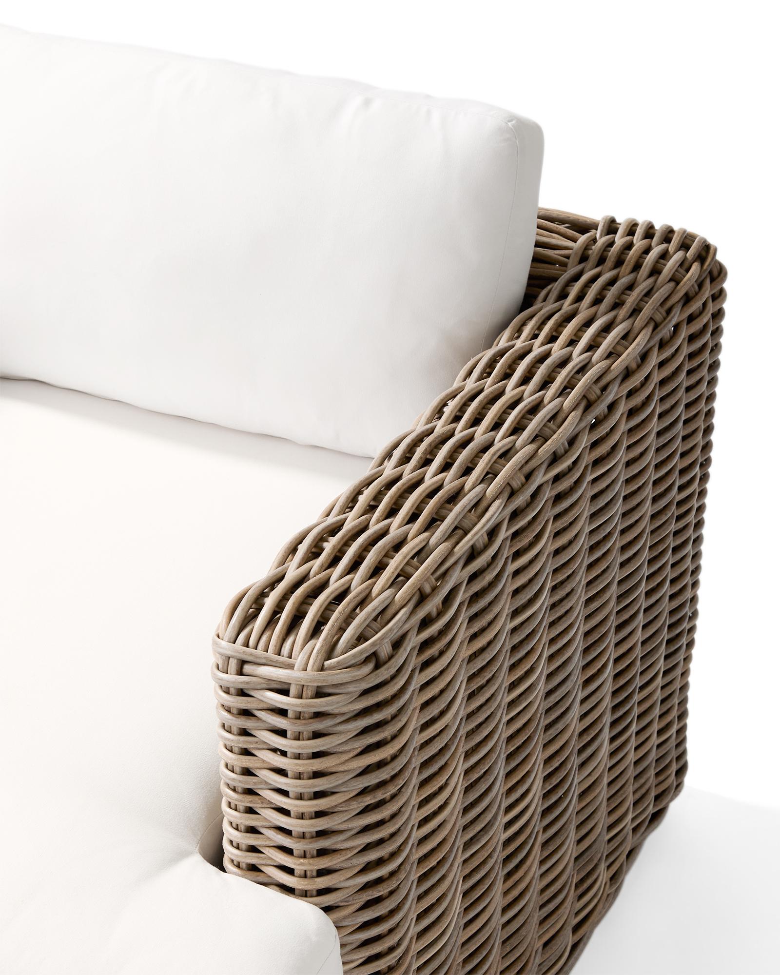 Serena & Lily Del Mar Swivel Lounge Chair - Thumbnail 3