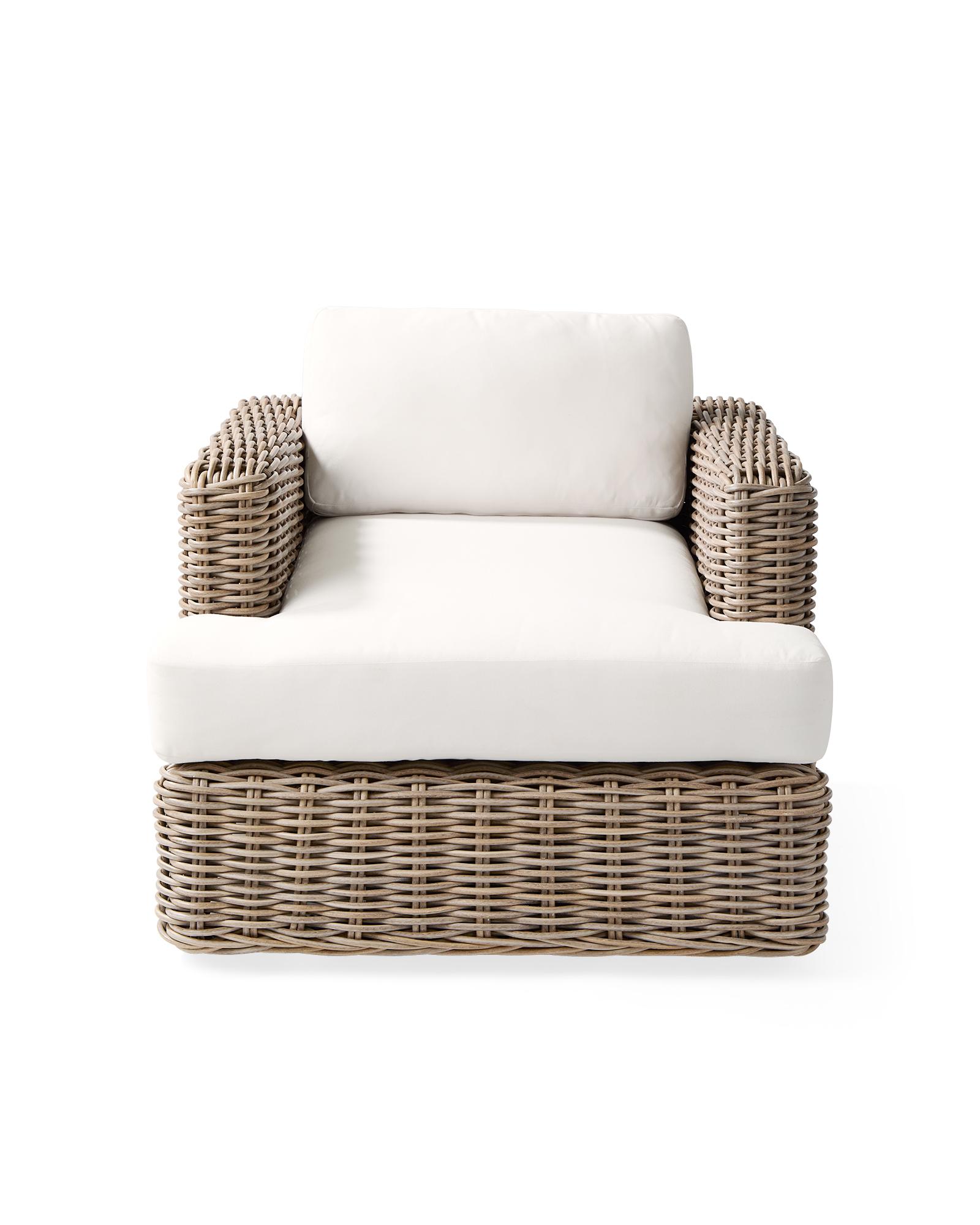 Serena & Lily Del Mar Swivel Lounge Chair - Thumbnail 4