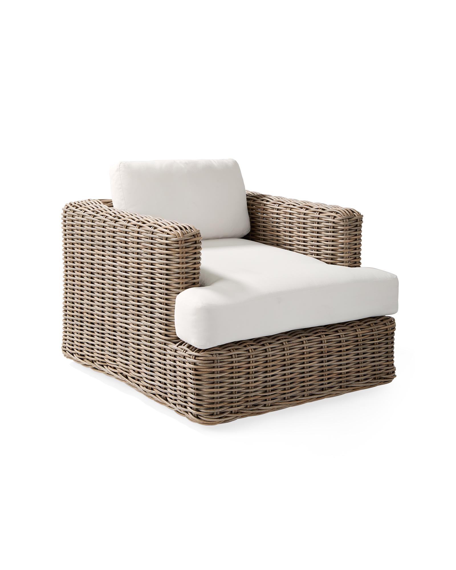 Serena & Lily Del Mar Swivel Lounge Chair