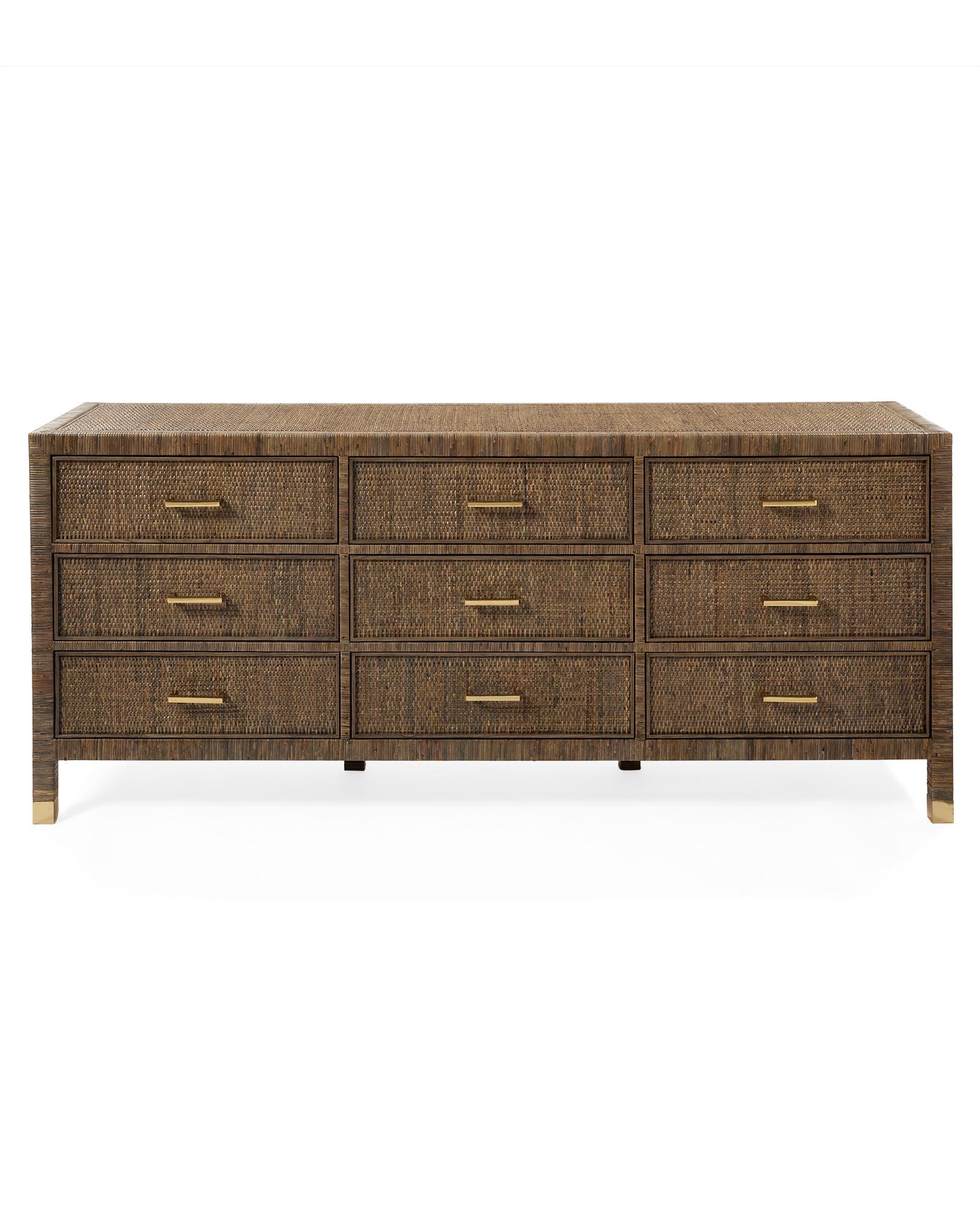 Balboa Rattan Dresser | Serena and Lily