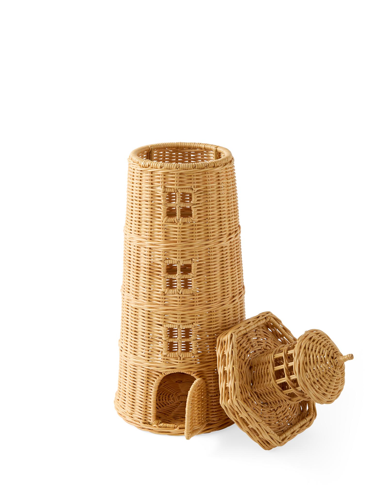 Serena & Lily Wicker Lighthouse - Thumbnail 2