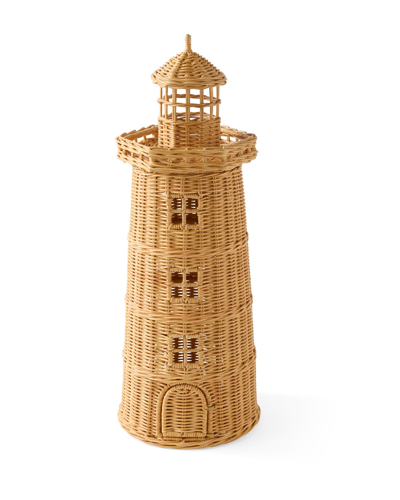 Serena & Lily Wicker Lighthouse