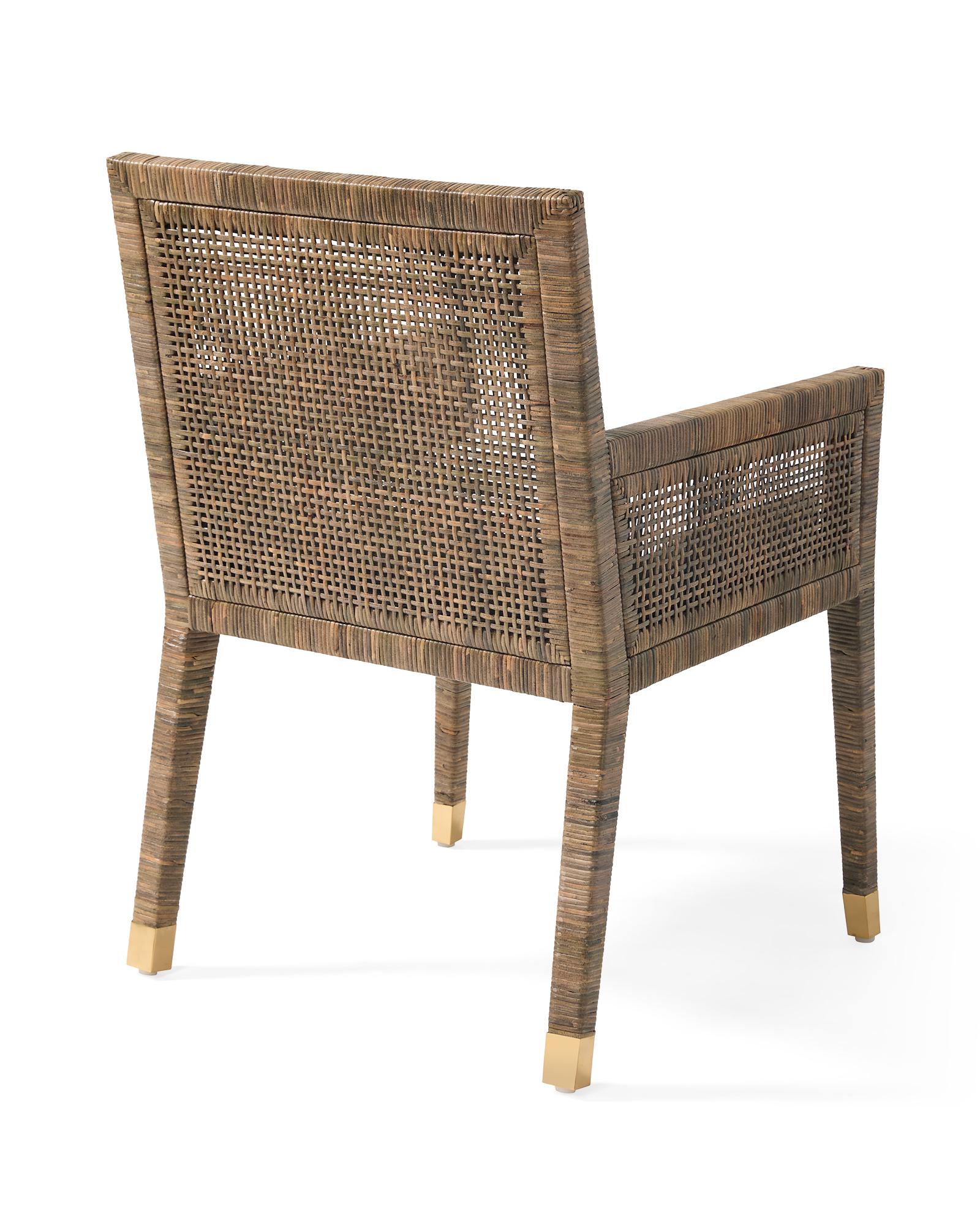 Serena & Lily Balboa Rattan Armchair - Thumbnail 2