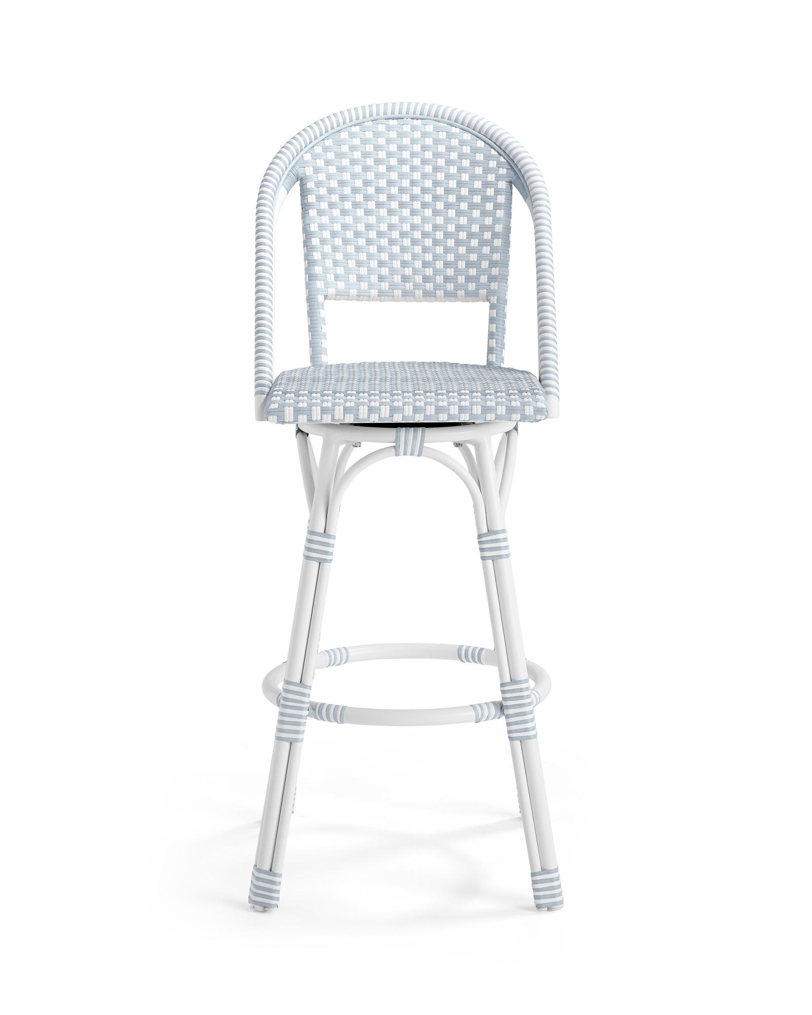 Serena & Lily Riviera Swivel Stool