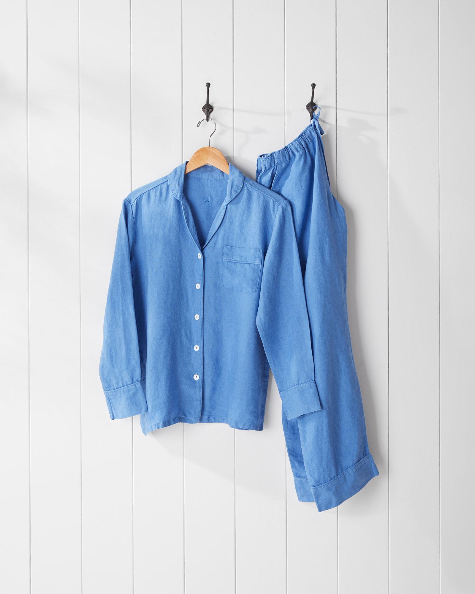 513394PajamasPositanoLinenFrenchBlue5608