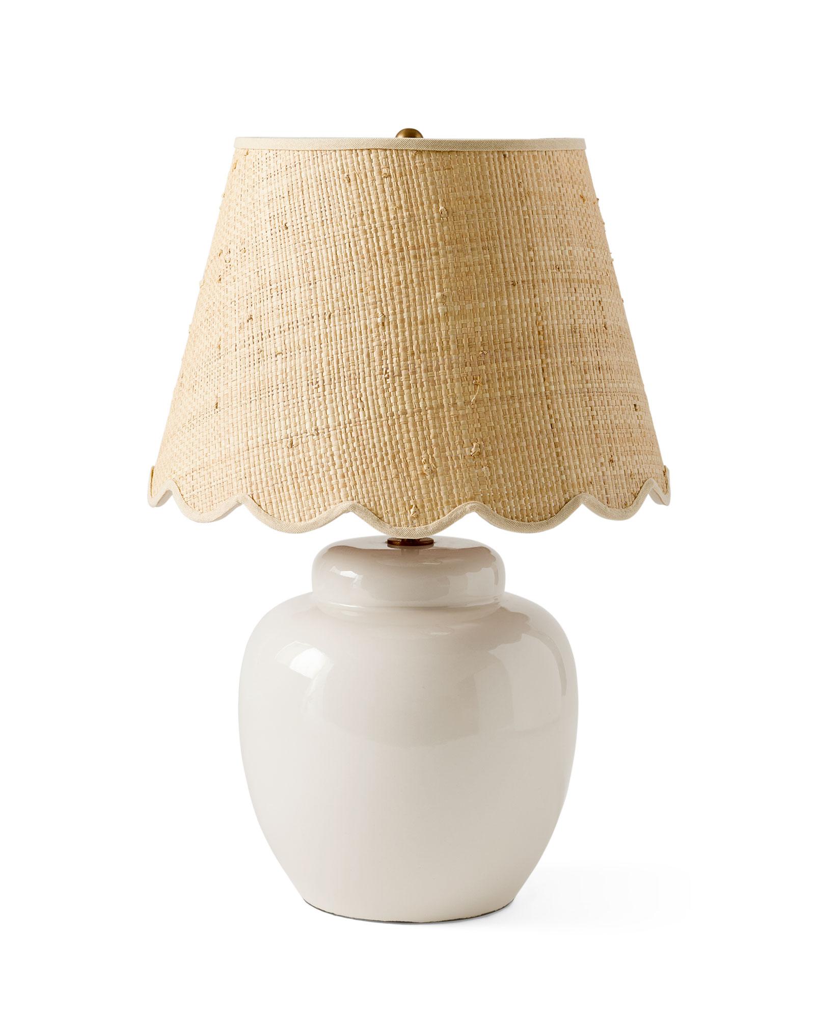 Small cream deals table lamp