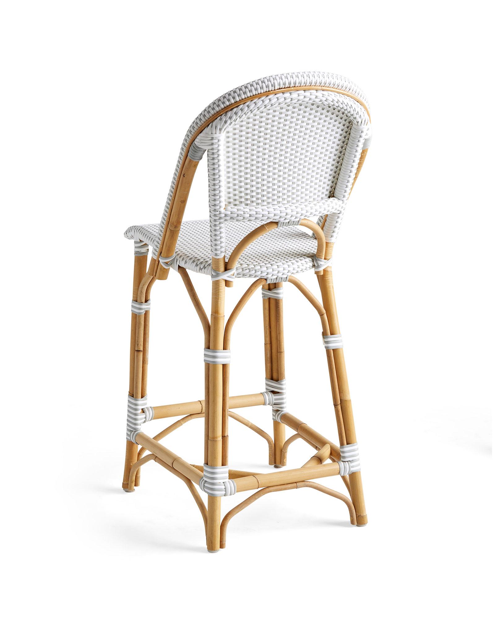 Serena & Lily Riviera Rattan Stools - Thumbnail 3
