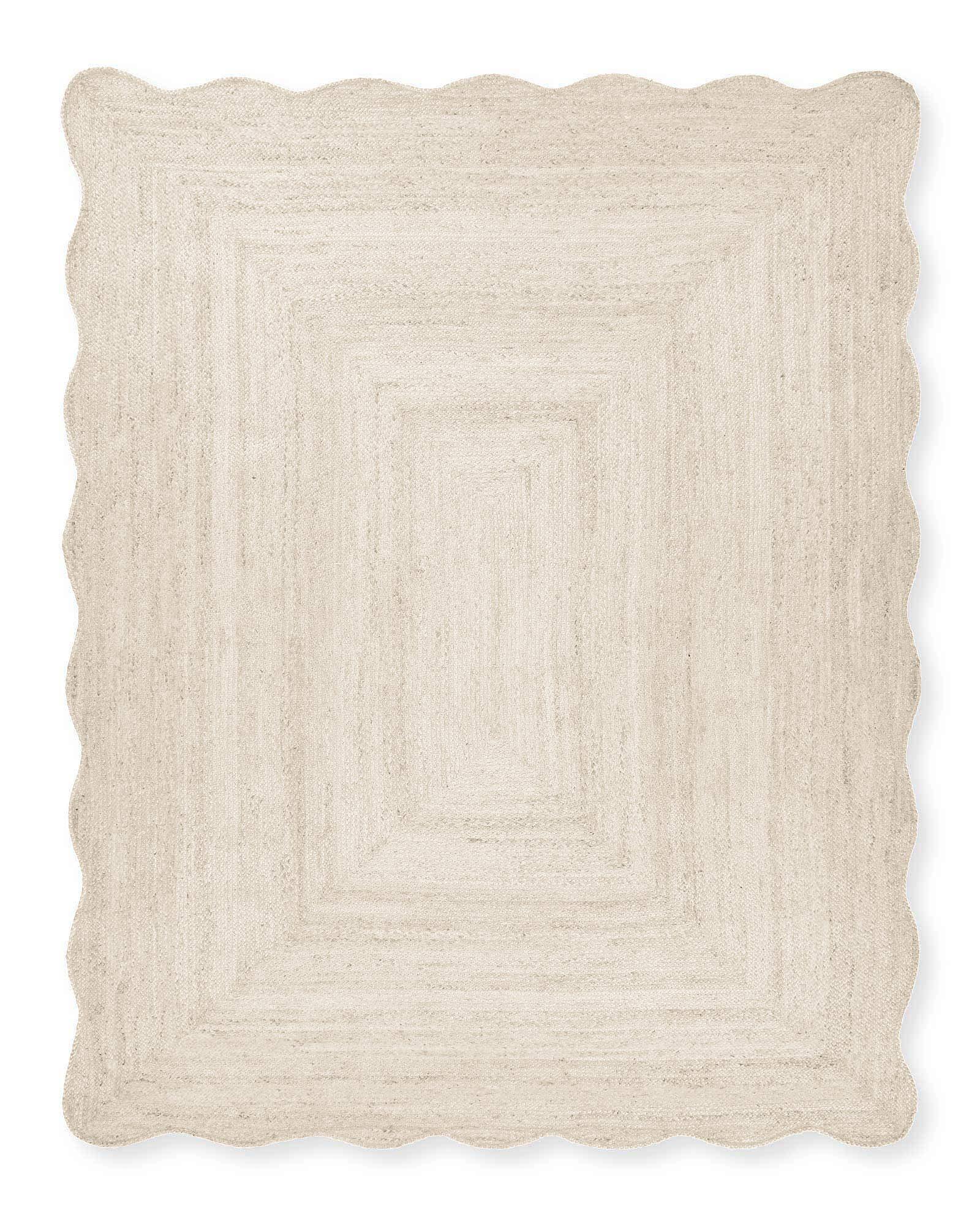 Scallop Jute Rug | Serena and Lily