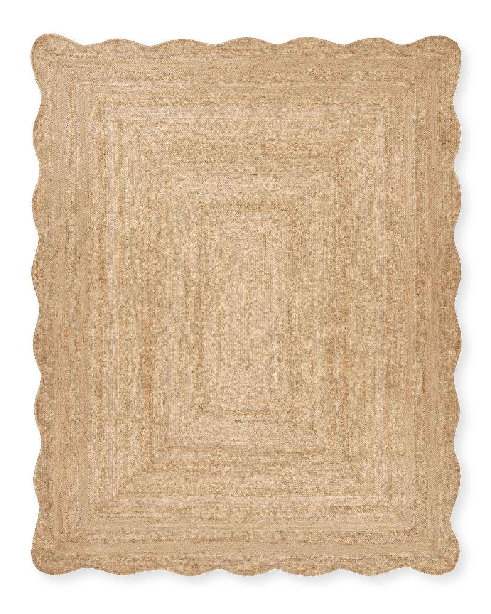 Scallop Jute Rug | Serena and Lily