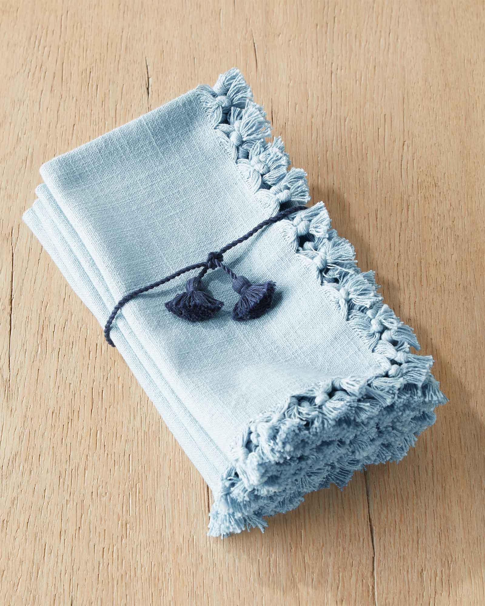 Fasano Napkins - coastal blue