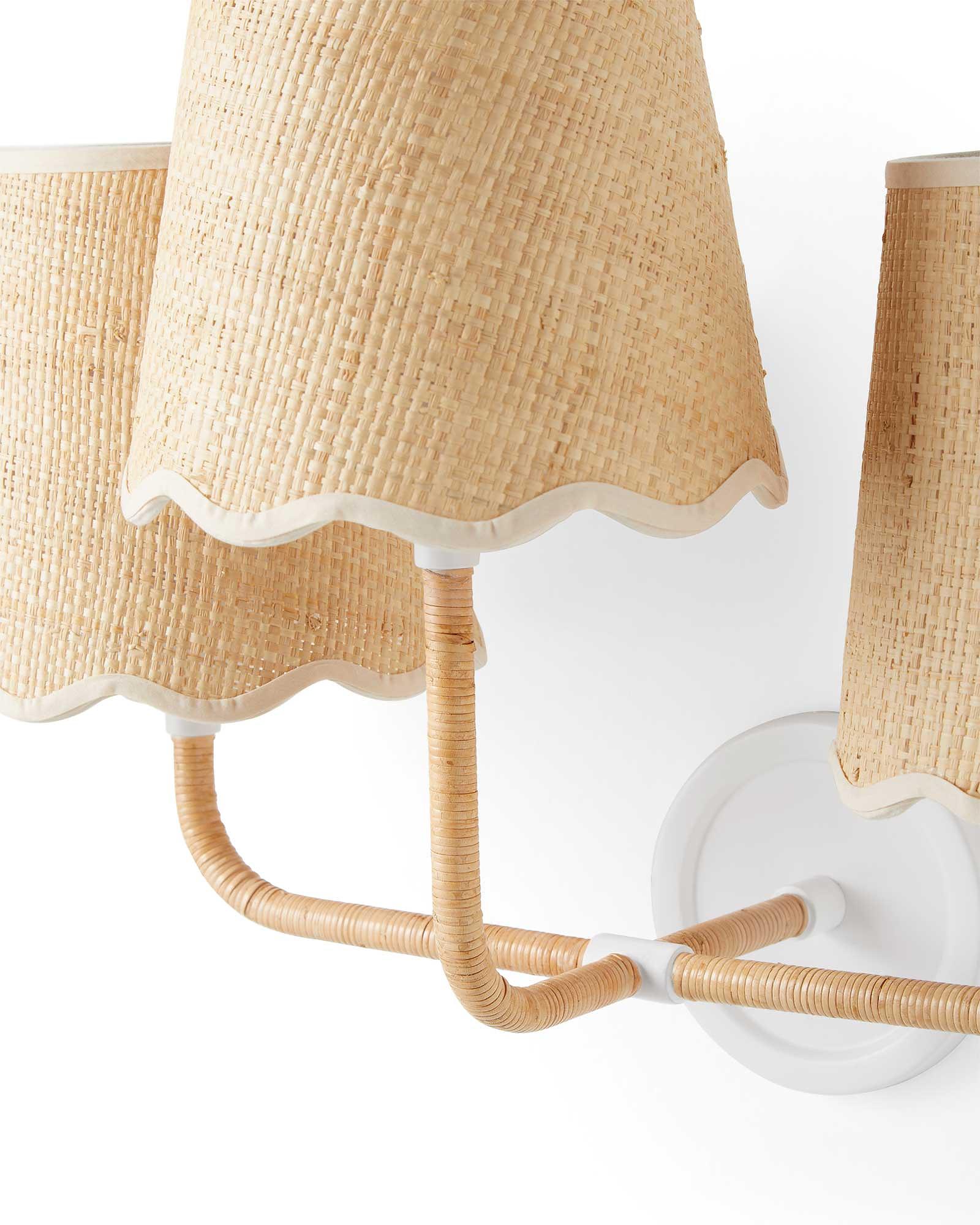 Larkspur Triple Sconce