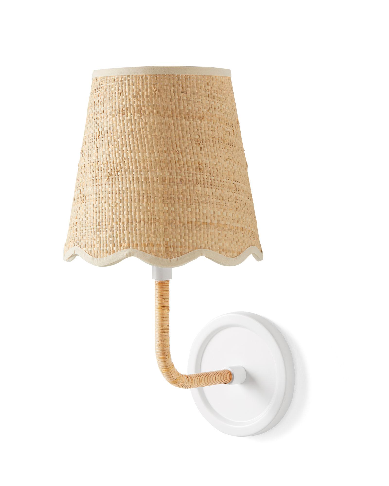 917110-Sconce-Larkspur-Single-White-Raffia-Wave-Shade-0031-SH