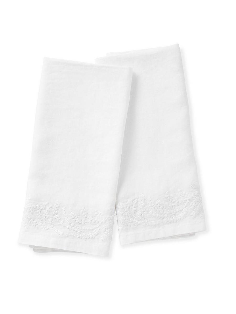 American Dawn  Serenade Hotel Towel Collection, Double Horizontal Ribs  Dobby, White – adidirectsales
