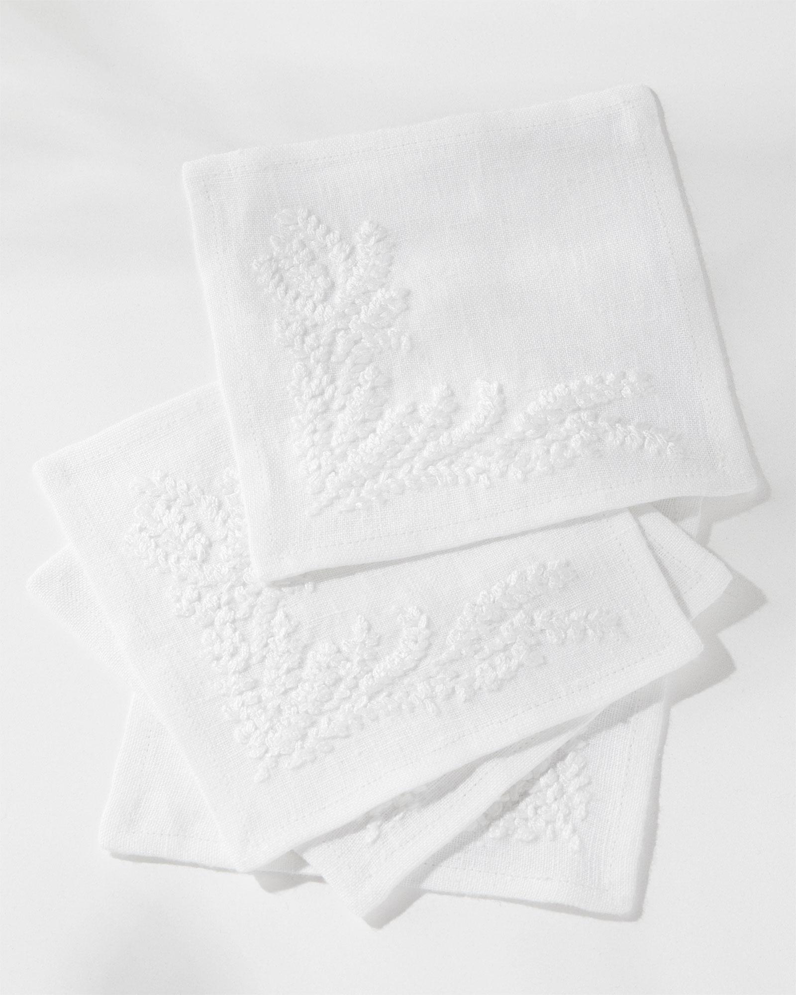 976999TableLinensNapkinsCocktailMontroseWhite0781