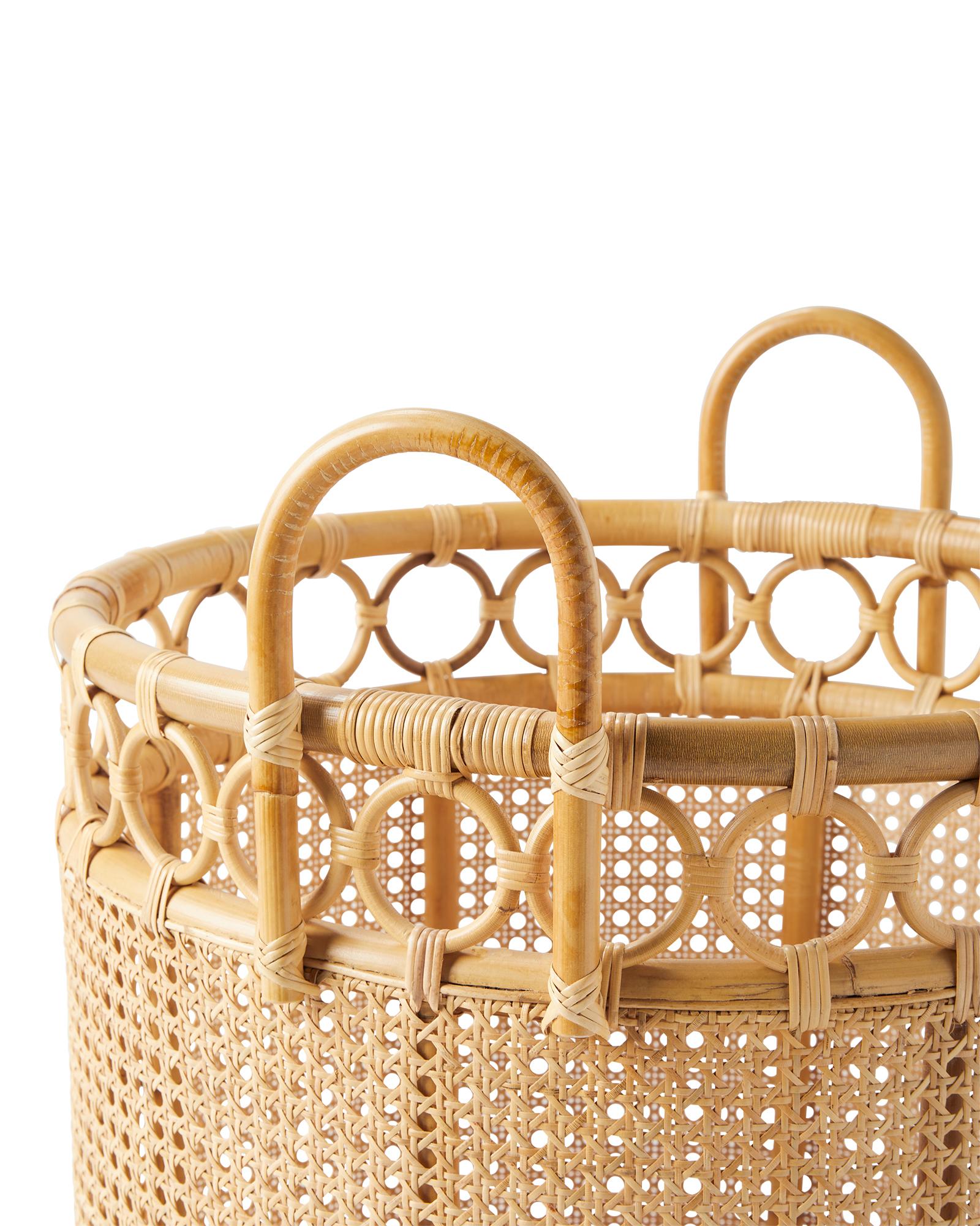 Westchester Rattan Storage Basket | Serena and Lily