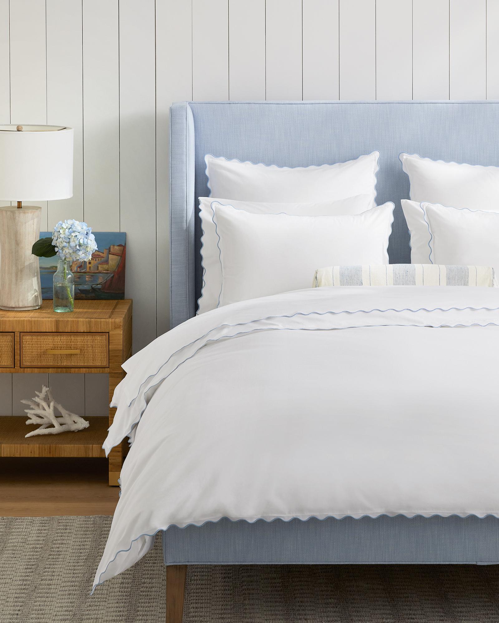 King - Wave Percale Sheet Set