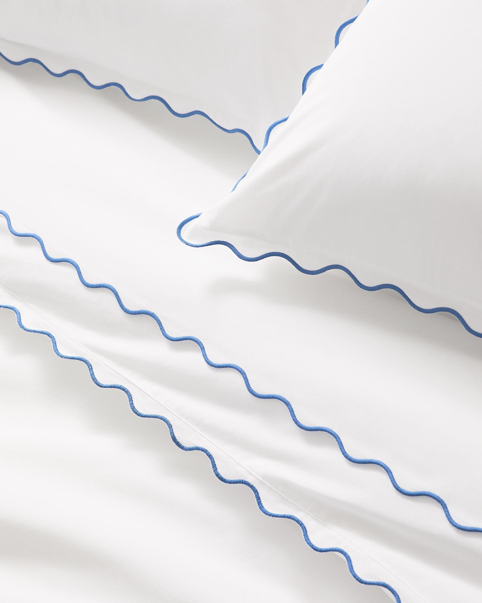 Wave Percale Bedding Set
