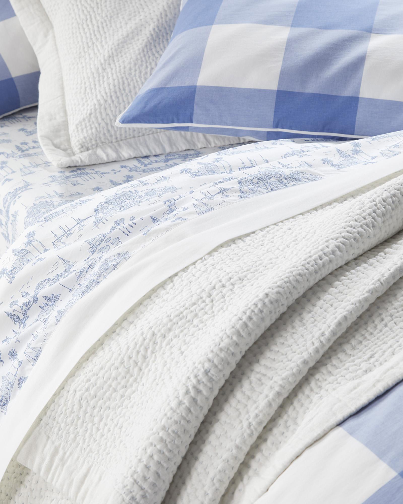 Serena & Lily Seahaven Sheet Set 2024 King French Blue