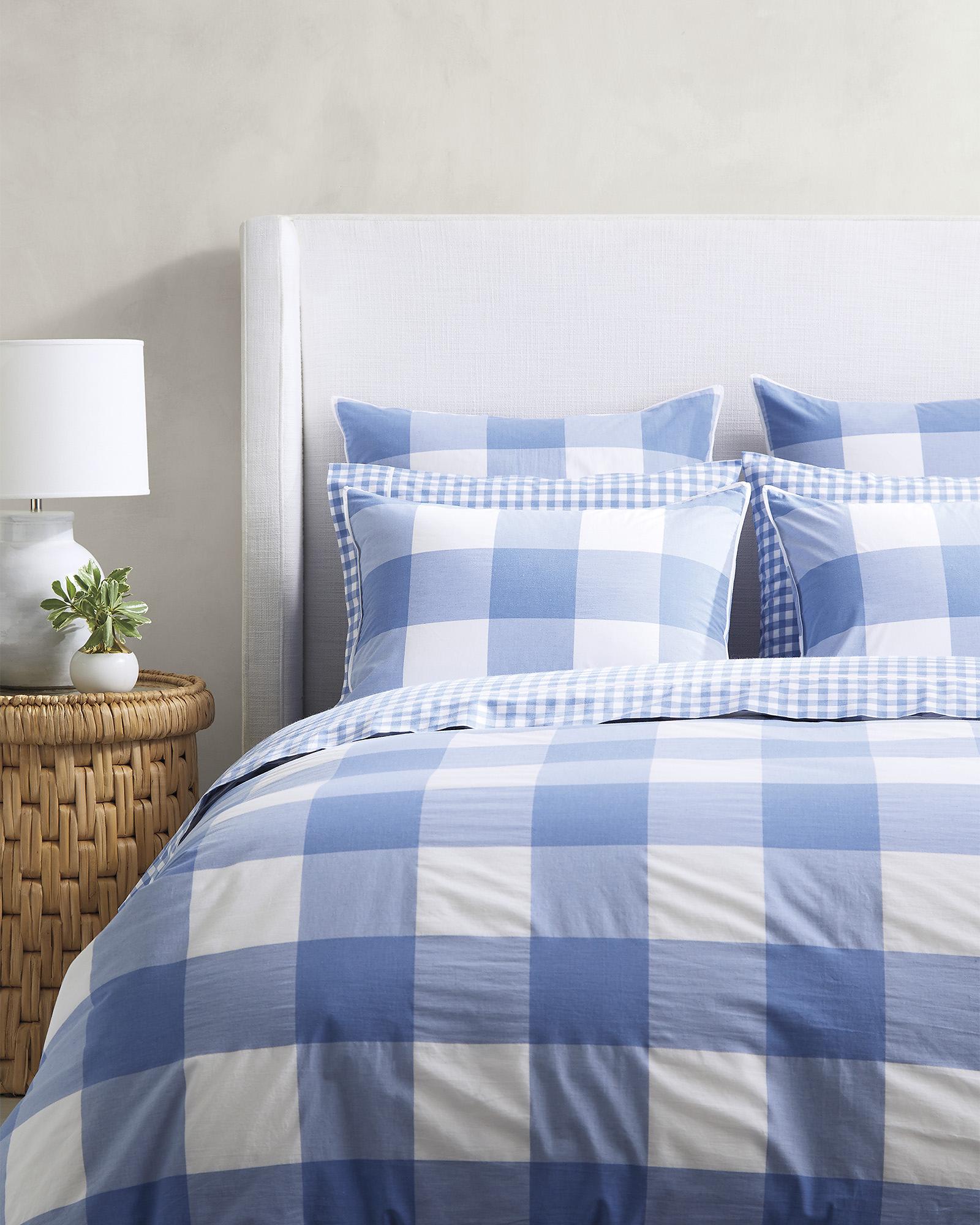 Gingham Percale Sheet Set Serena and Lily