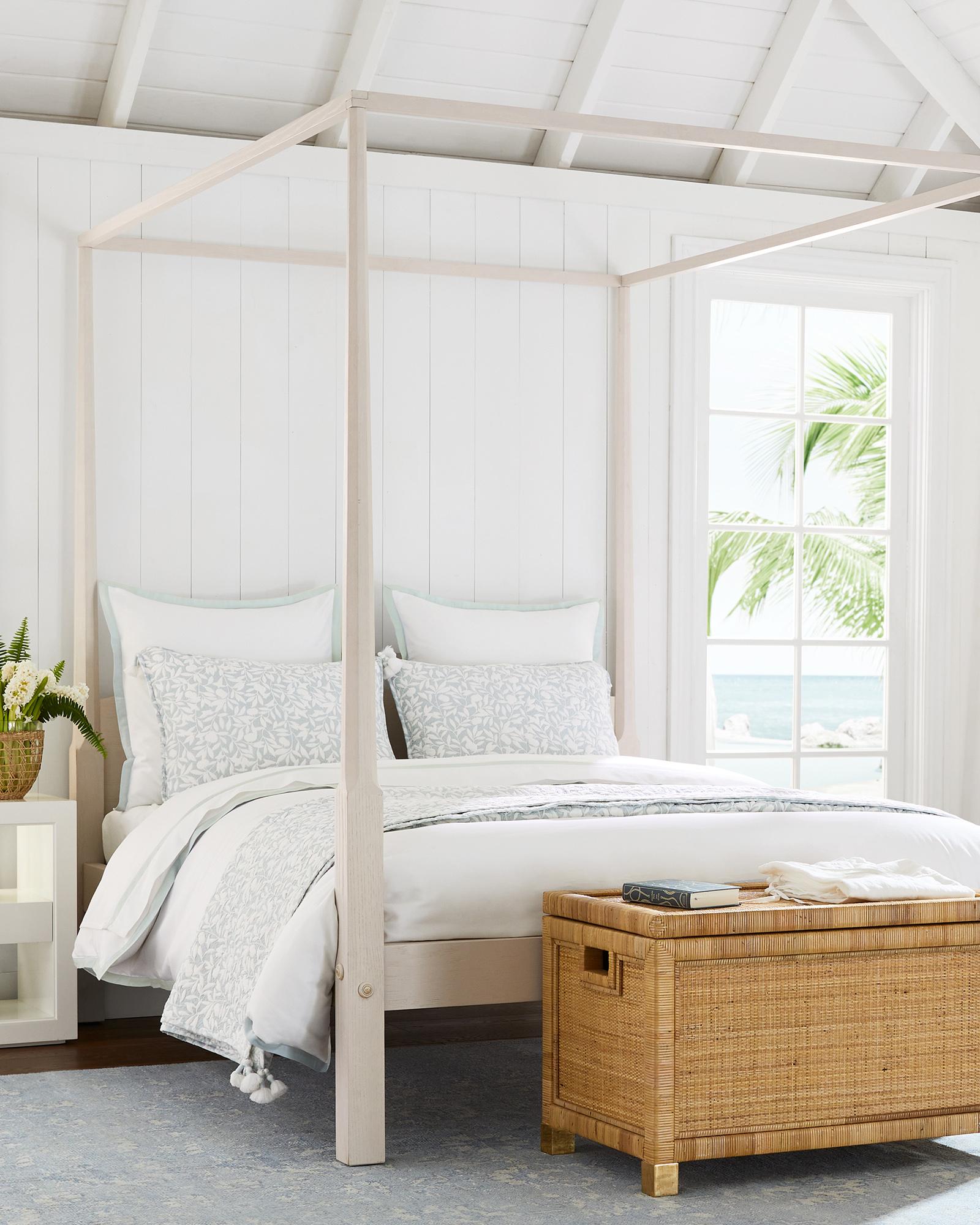 Serena and lily canopy bed discount
