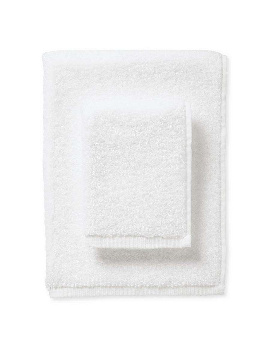 Sonoma Turkish Cotton Bath Collection in White, Bath Towel | Serena & Lily