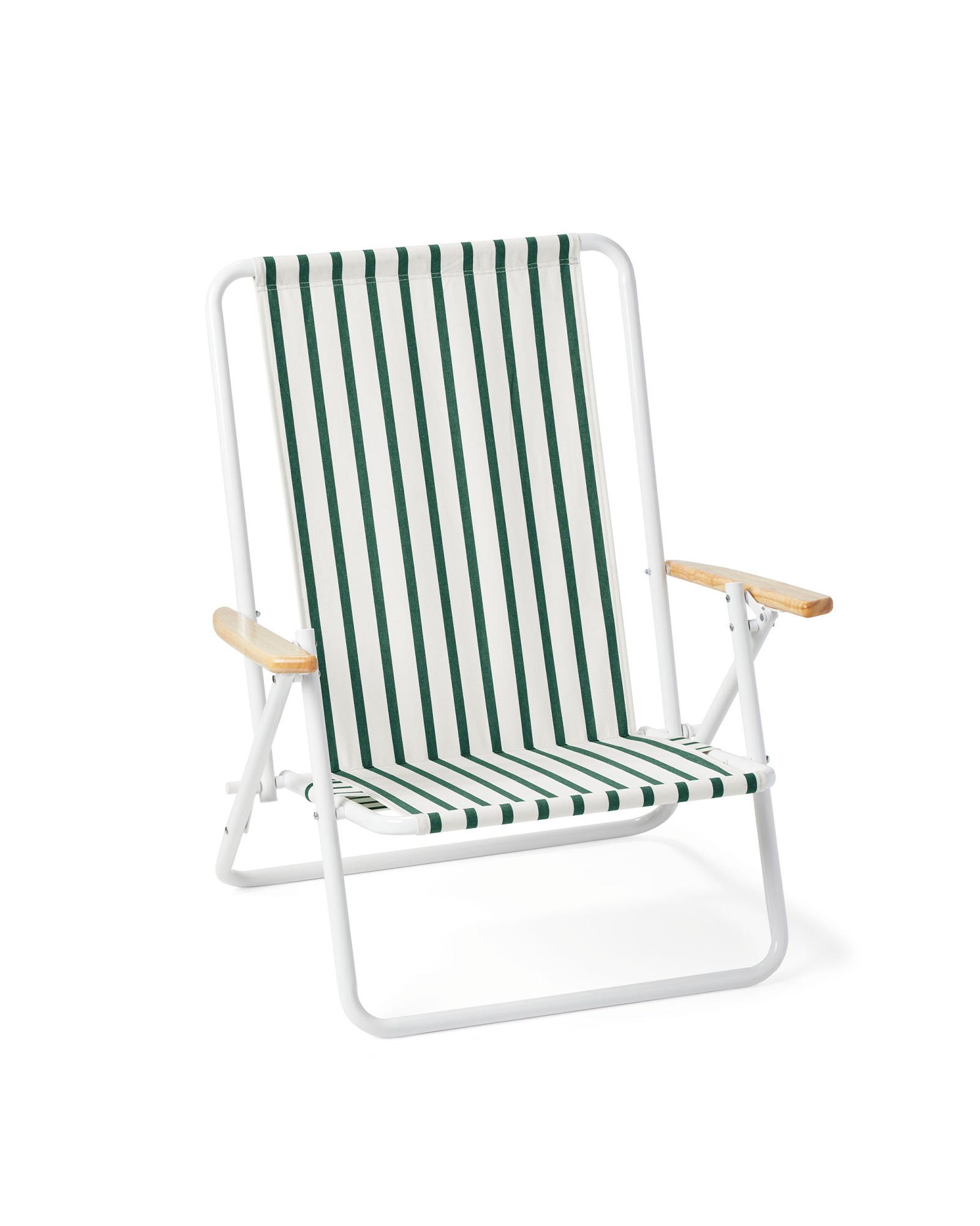 Tide Stripe Beach Chair Serena and Lily