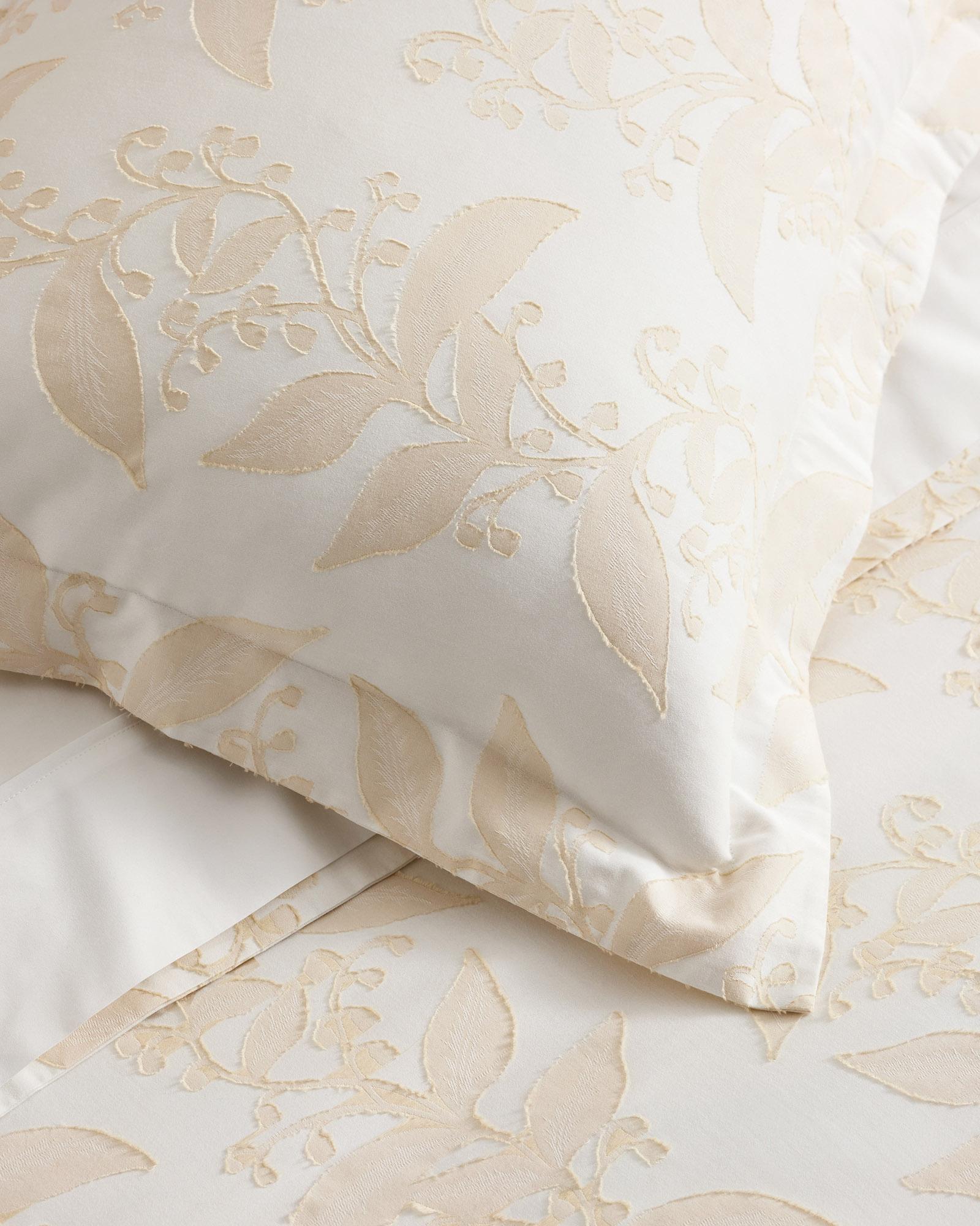 Bedding-Bundle-Neutral-Sand-Lily-Valley-Jacquard-Duvet-Cover-Shams ...