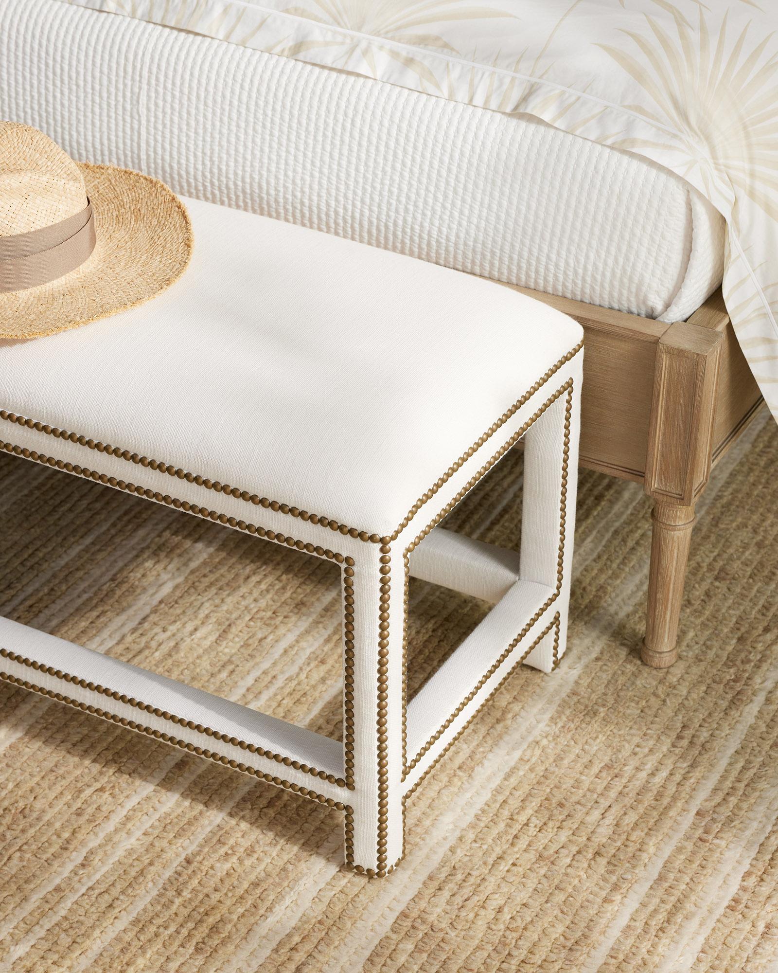 Dorset Bench with Nailheads Serena and Lily