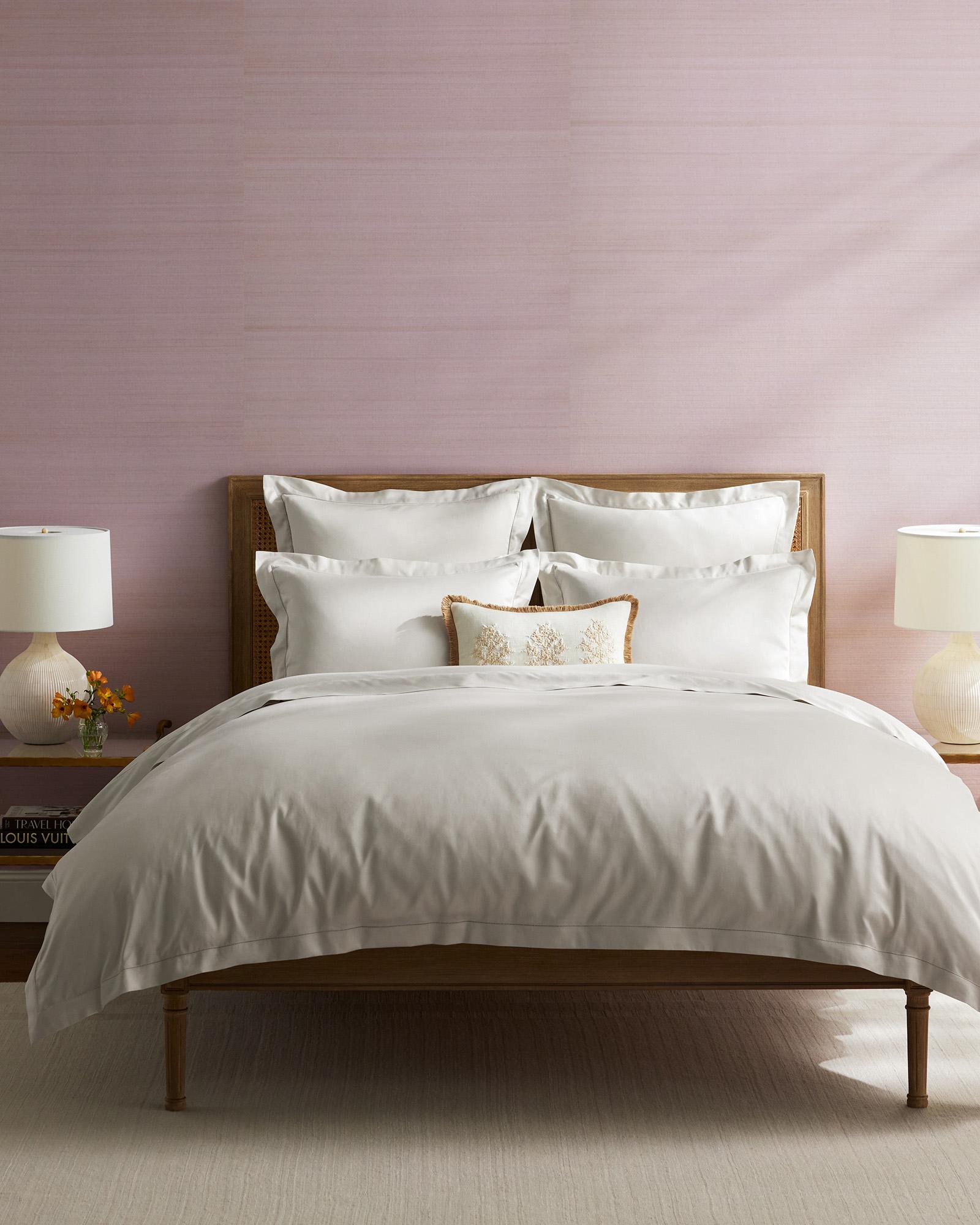 BedroomMoonlightSilverSuttonSateenBeddingBundleLavender