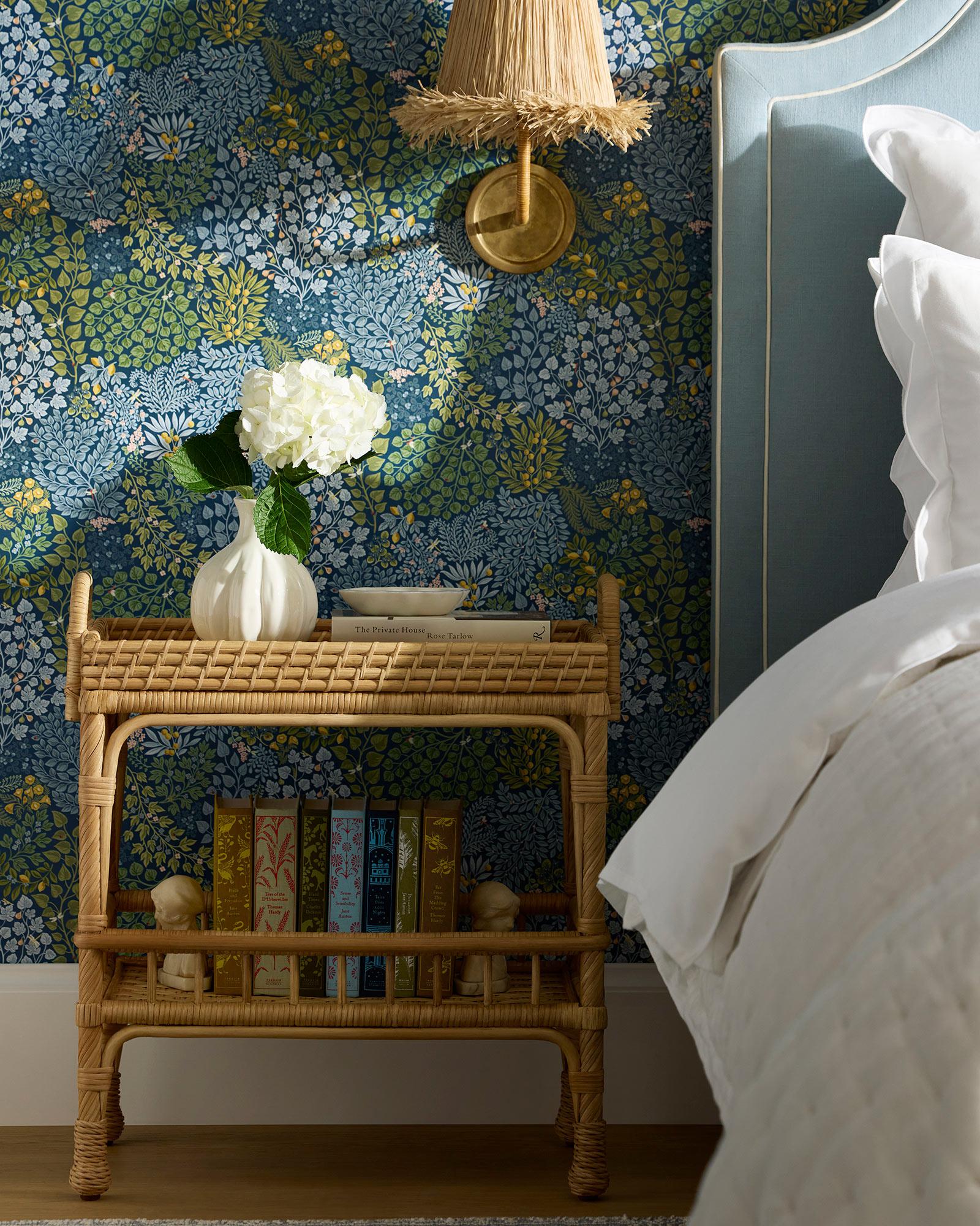 Serena & Lily South Seas Rattan Side Table - Thumbnail 2