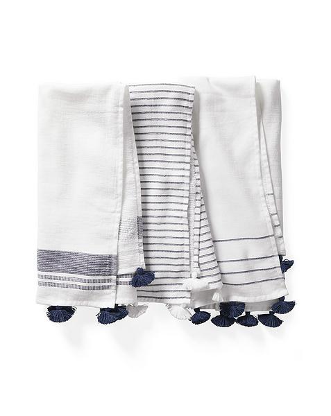 Sonoma Turkish Cotton Bath Collection in Seaglass Blue, Washcloth | Serena & Lily