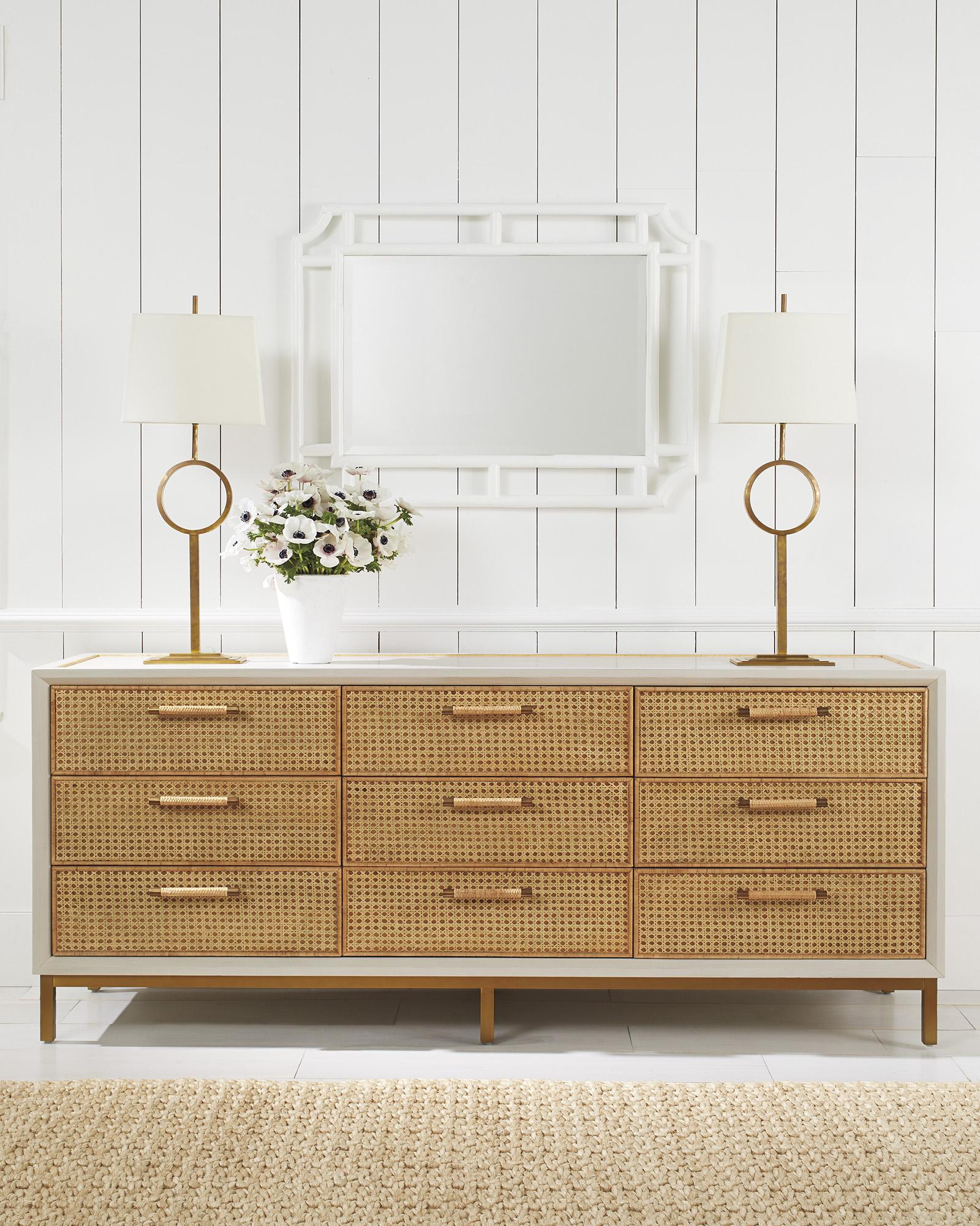 Ojai Rattan Mirror | Serena and Lily