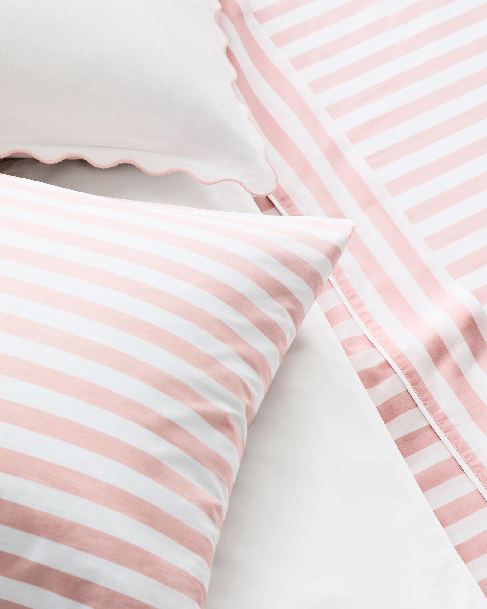 Beach Club Stripe Percale Sheet Set Serena and Lily