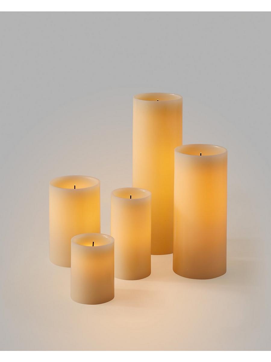 Flameless Indoor/Outdoor Pillar Candles – 4