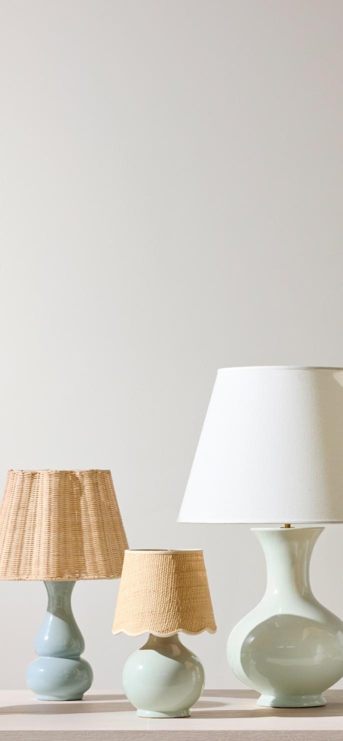 Como Petite Table Lamp – Navy | Serena & Lily