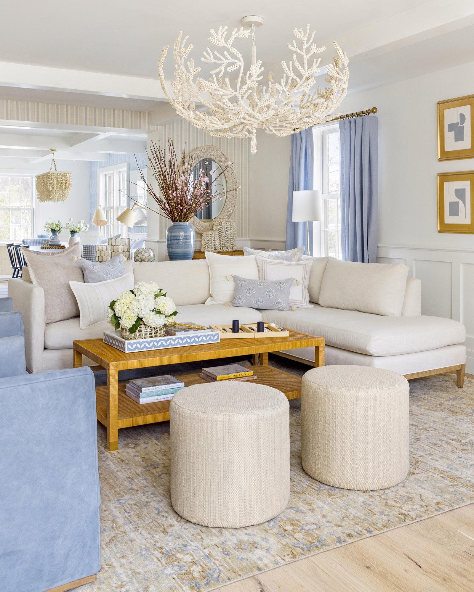 Balboa Rattan Coffee Table - Honey | Serena & Lily