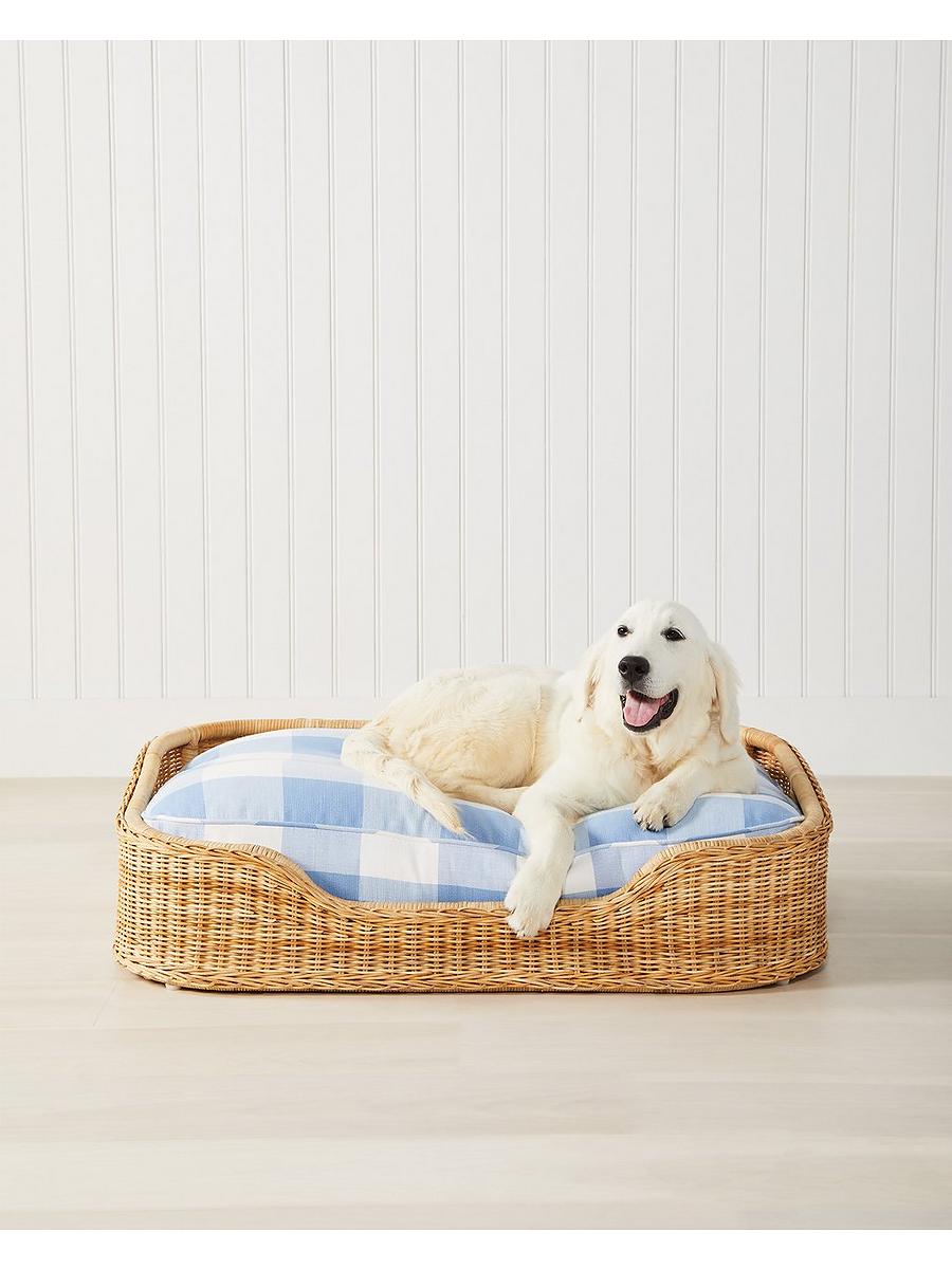 Wicker dog best sale bed the range