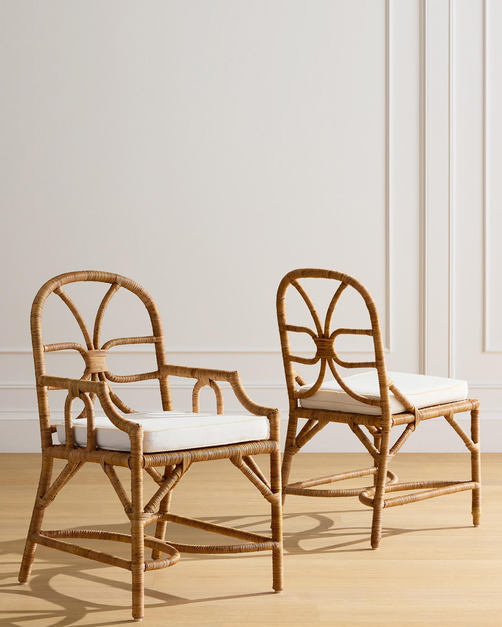 Serena and Lily Rattan Dining Chairs: Timeless Elegance for Modern Dining