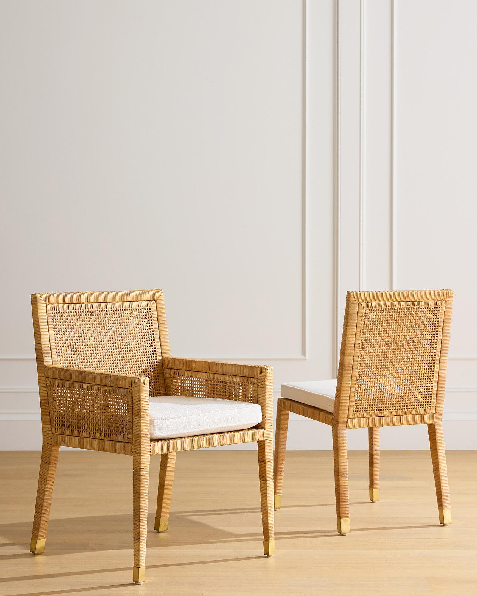 Serena and Lily Rattan Dining Chairs: Timeless Elegance for Modern Dining