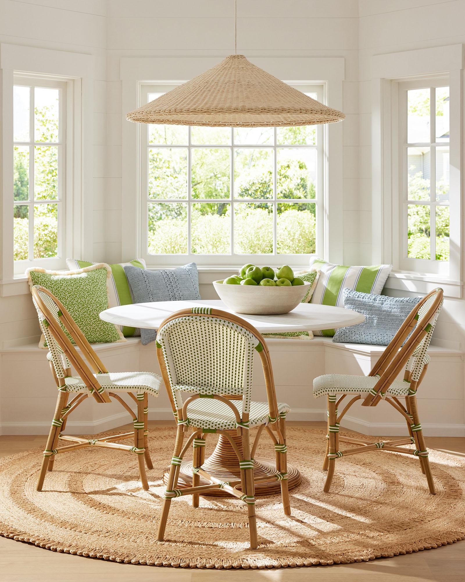 Riviera Rattan Dining Chair | Serena and Lily