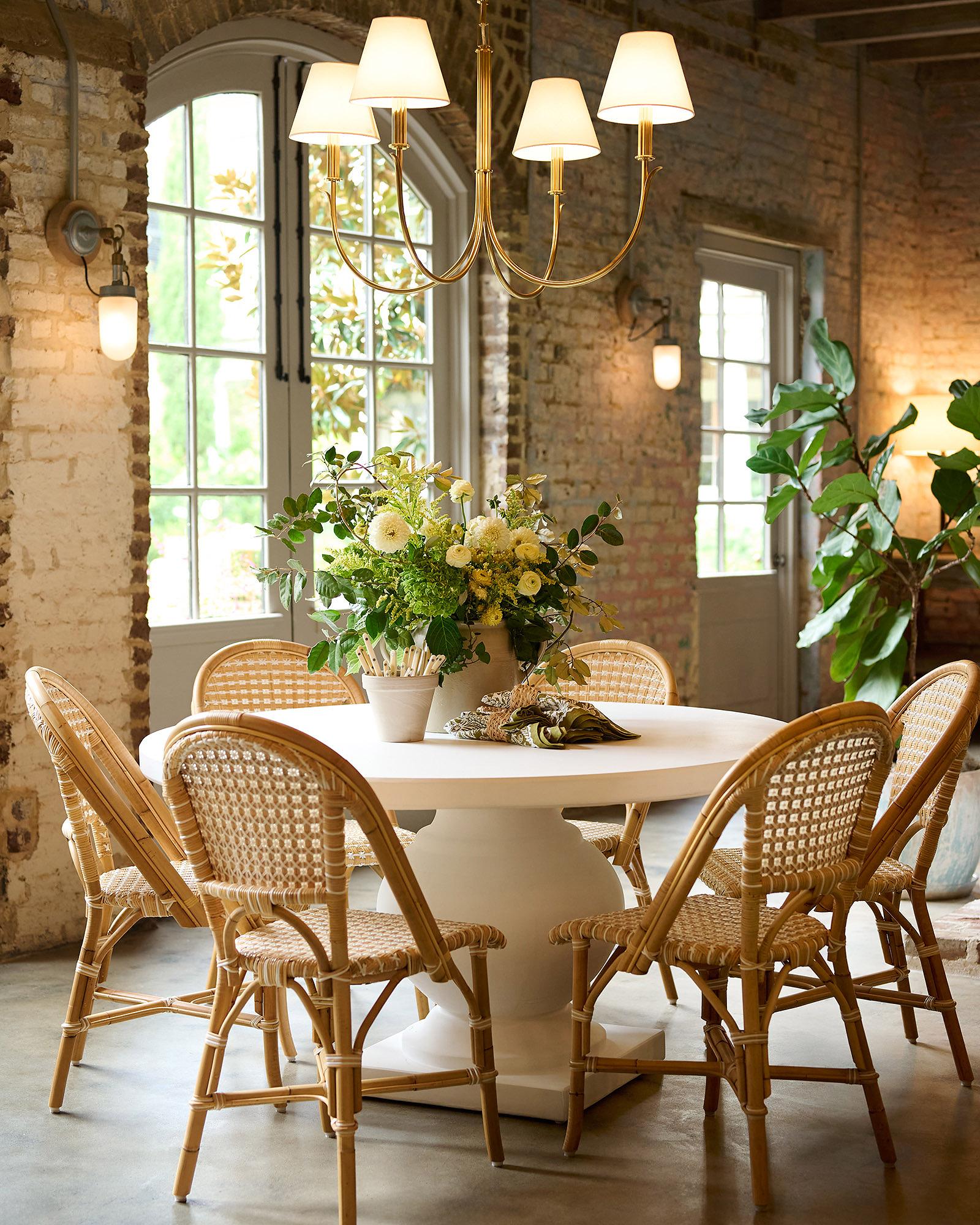 Dining-Room-Round-Pedastal-Table-Terrace-Stone-Riviera-Rattan-Chairs ...