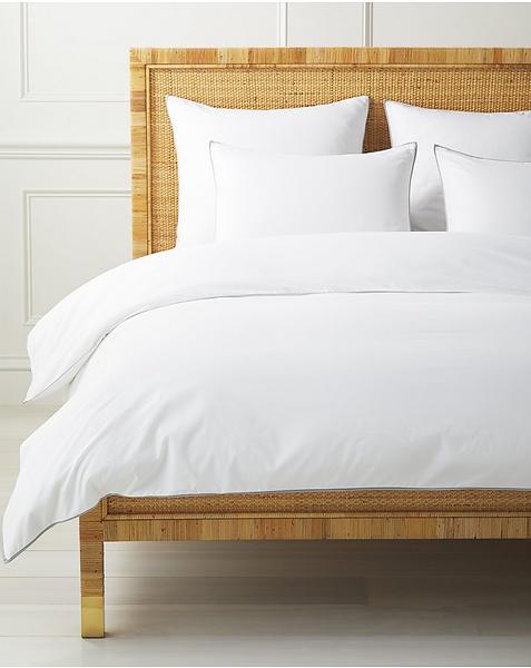 Beach Club Percale Sheet Set - California King, Coastal Blue