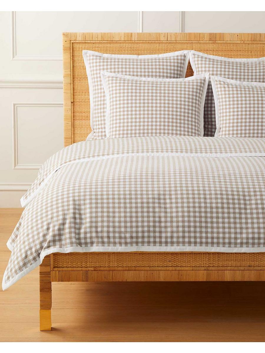 Belvedere Flannel Duvet Cover Serena and Lily