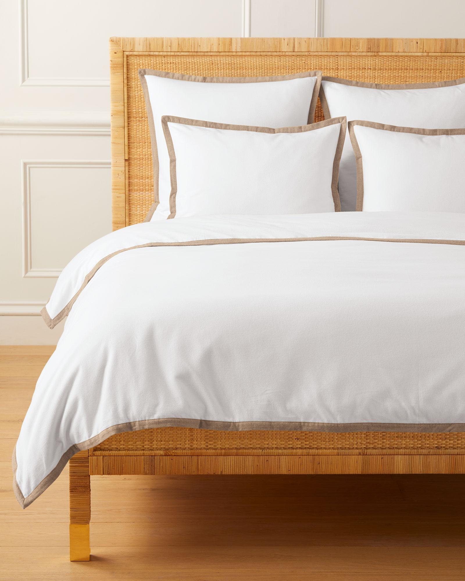 Belvedere Brushed Cotton Duvet Cover Serena and Lily